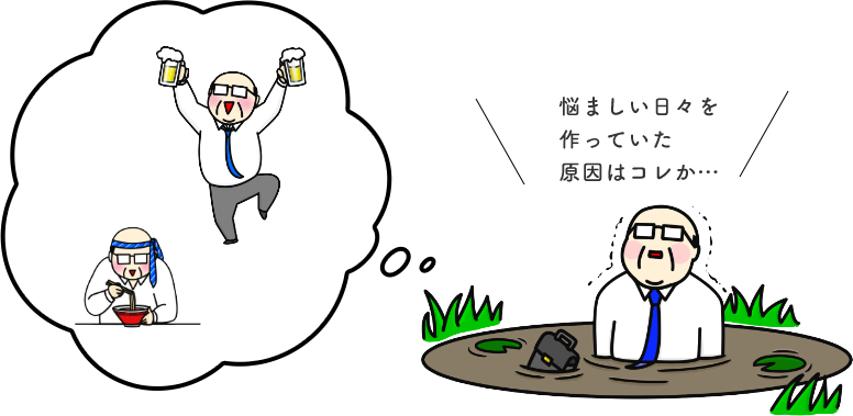 悩ましい日々を作っていた原因はコレか…